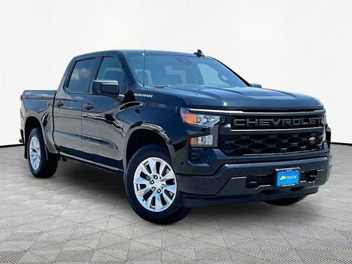 Black 2023 Chevrolet Silverado 1500 Custom
