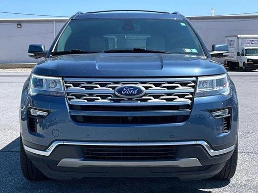 Blue 2018 Ford Explorer Limited