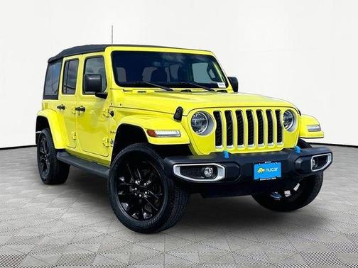 Gray 2022 Jeep Wrangler Unlimited 4xe Sahara
