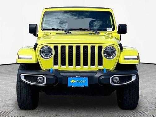 Gray 2022 Jeep Wrangler Unlimited 4xe Sahara