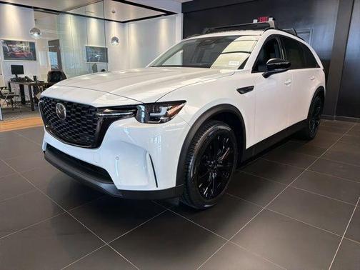 Rhodium White Premium 2026 Mazda CX-90 PHEV Premium Sport