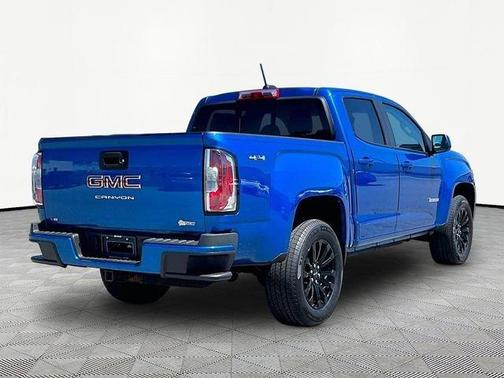 Blue 2022 GMC Canyon Elevation