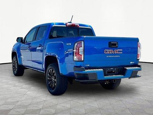 Blue 2022 GMC Canyon Elevation