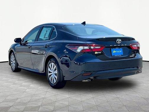 Blue 2021 Toyota Camry Hybrid LE