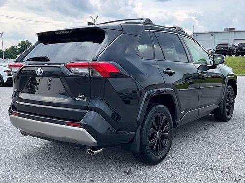 Black 2023 Toyota RAV4 Hybrid SE