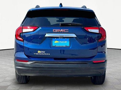 Blue 2022 GMC Terrain SLE
