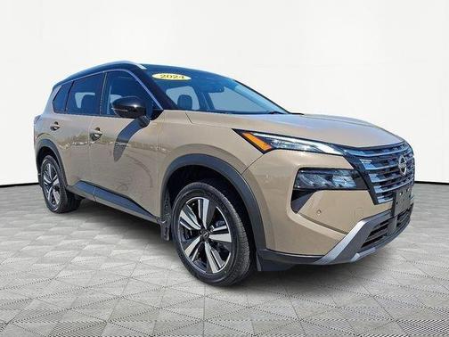 Dk Beige Blk 2024 Nissan Rogue SL