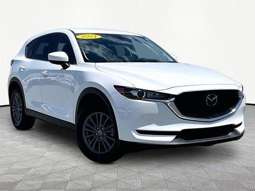 Snowflake White Pearl 2021 Mazda CX-5 Touring