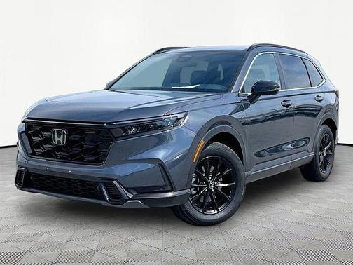 Gray 2025 Honda CR-V Hybrid Sport-L
