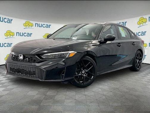 Black 2025 Honda Civic Sport