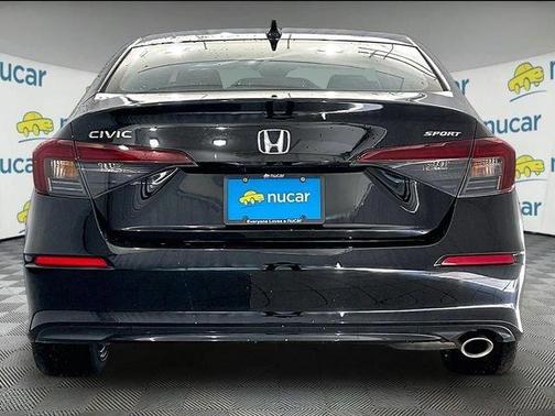 Black 2025 Honda Civic Sport