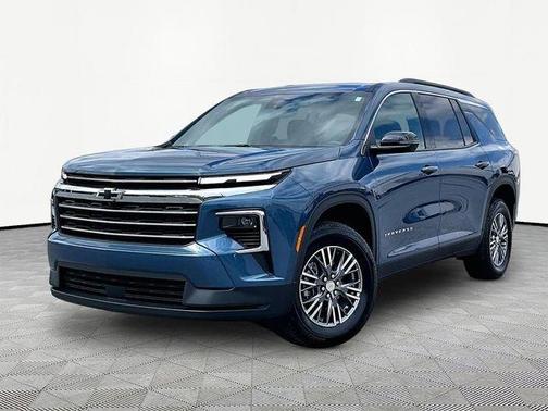 Blue 2025 Chevrolet Traverse LT