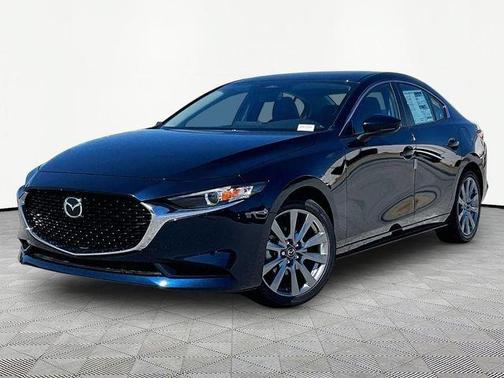 Deep Crystal Blue Mica 2026 Mazda Mazda3 FWD w/Preferred Package
