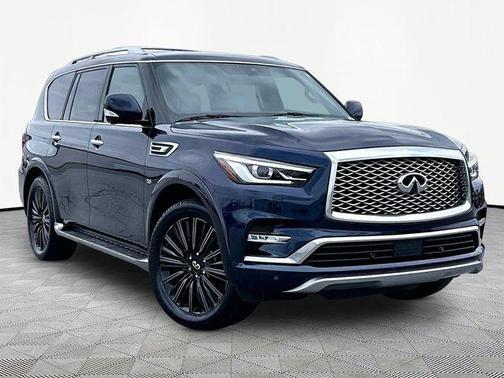 Blue 2019 INFINITI QX80 Limited