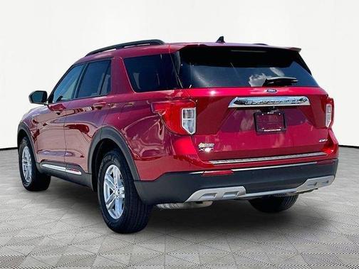 Red 2021 Ford Explorer XLT