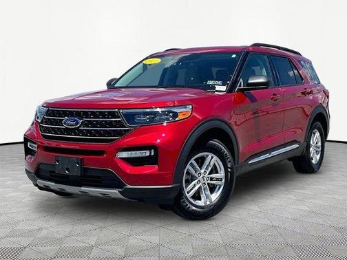 Red 2021 Ford Explorer XLT