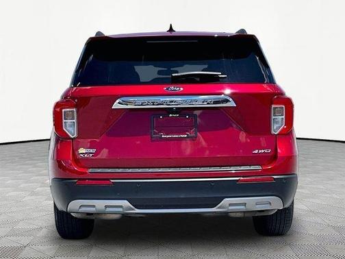 Red 2021 Ford Explorer XLT
