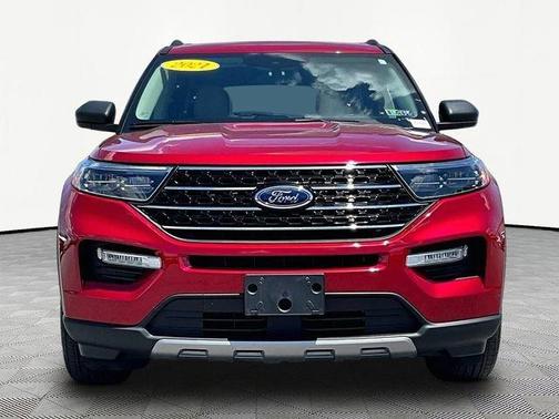 Red 2021 Ford Explorer XLT
