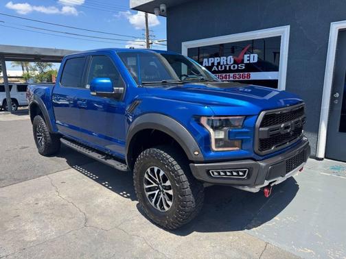 Blue 2017 Ford F-150 Raptor 4x4 4dr SuperCrew 5.5 ft. SB