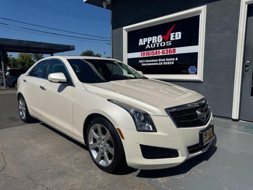 White 2014 Cadillac ATS 2.0L Turbo Luxury
