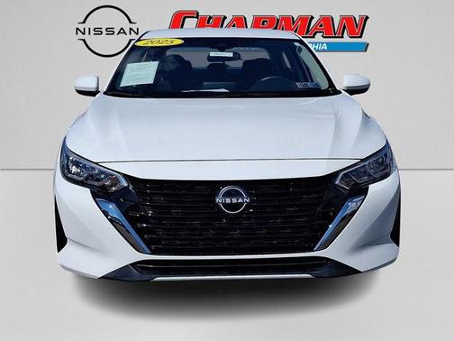 Cloud White 2025 Nissan Sentra SV