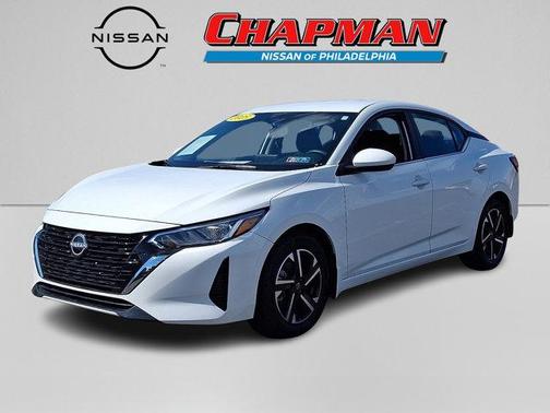 Cloud White 2025 Nissan Sentra SV