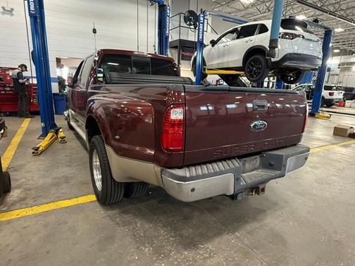 Vermillion Red 2010 Ford F-350 Lariat