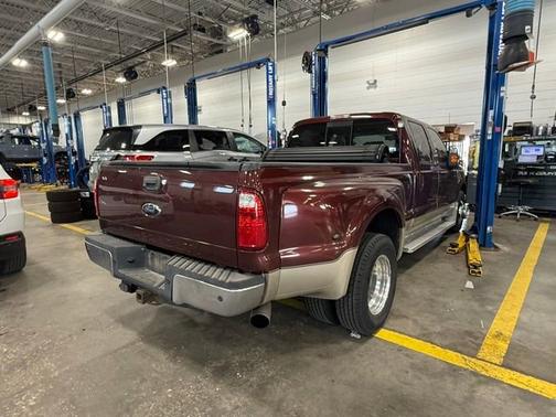 Vermillion Red 2010 Ford F-350 Lariat