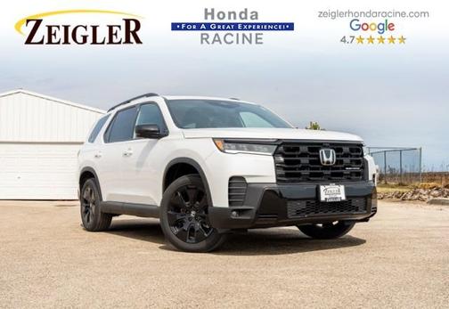 Platinum White Pearl 2026 Honda Pilot Black Edition