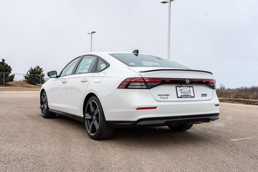 Platinum White Pearl 2026 Honda Accord Hybrid Sport