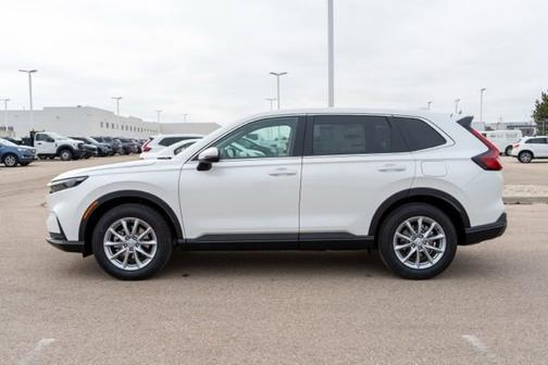 Platinum White Pearl 2025 Honda CR-V EX