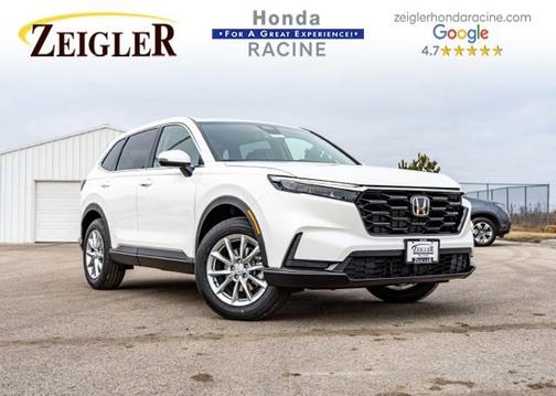 Platinum White Pearl 2025 Honda CR-V EX