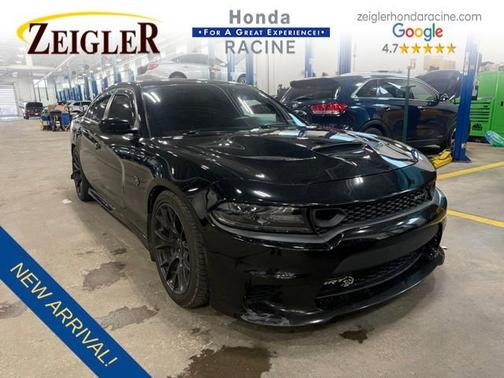 Pitch Black Clearcoat 2019 Dodge Charger SRT Hellcat