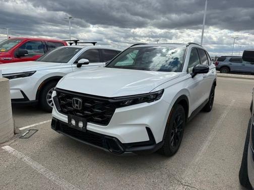 Platinum White Pearl 2024 Honda CR-V Hybrid Sport-L