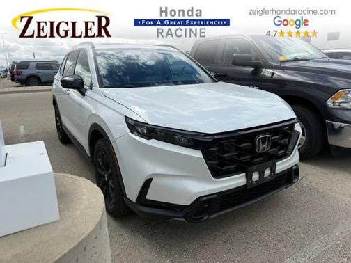 Platinum White Pearl 2024 Honda CR-V Hybrid Sport-L