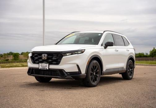 Platinum White Pearl 2024 Honda CR-V Hybrid Sport-L