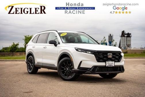 Platinum White Pearl 2024 Honda CR-V Hybrid Sport-L