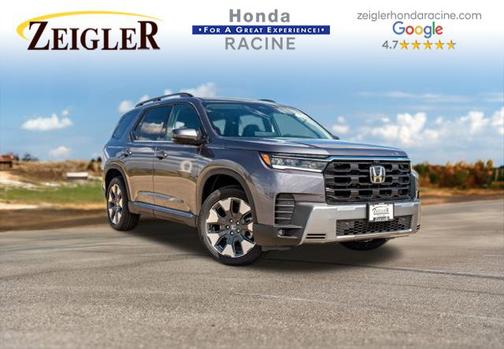 Modern Steel Metallic 2026 Honda Pilot Touring