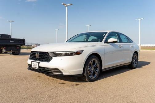 Platinum White Pearl 2026 Honda Accord Hybrid EX-L