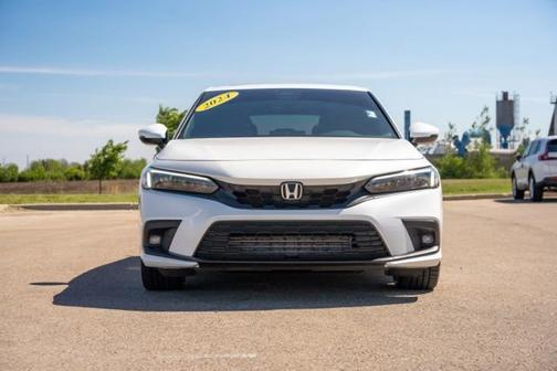 Platinum White Pearl 2024 Honda Civic Sport Touring