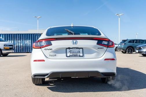 Platinum White Pearl 2026 Honda Civic Sport