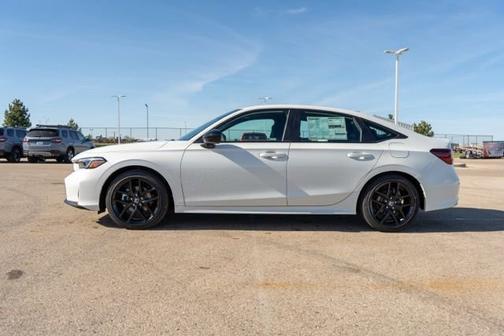 Platinum White Pearl 2026 Honda Civic Hybrid Sport