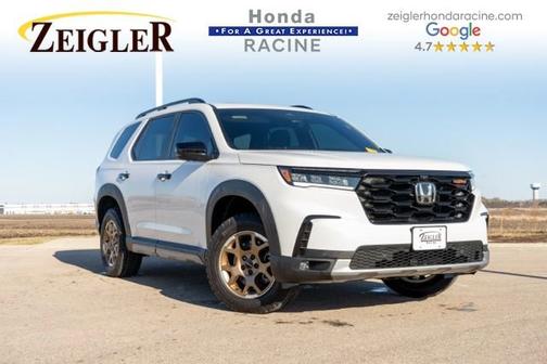 Platinum White Pearl 2024 Honda Pilot TrailSport