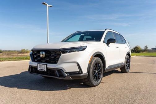 Platinum White Pearl 2026 Honda CR-V Hybrid Sport-L