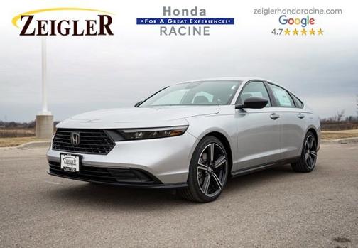 Solar Silver Metallic 2024 Honda Accord Hybrid Sport