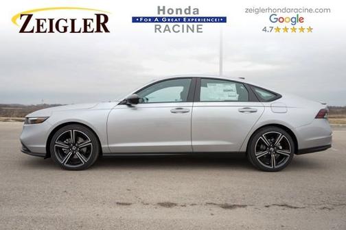 Solar Silver Metallic 2024 Honda Accord Hybrid Sport