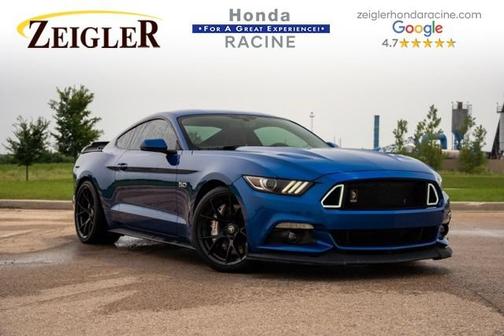 Lightning Blue Metallic 2017 Ford Mustang GT Premium