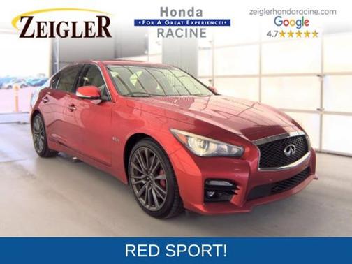 Red 2017 INFINITI Q50 Red Sport 400