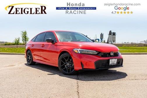 Rallye Red 2025 Honda Civic Sport