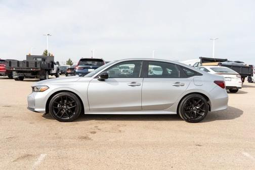 Solar Silver Metallic 2025 Honda Civic Sport